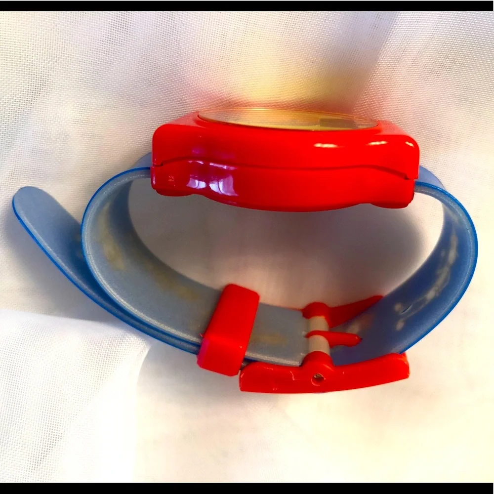 2003 Shrek 2 Red and blue watch by General Mills